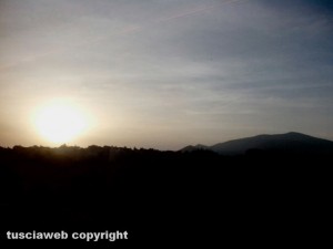 L'alba sui Monti Cimini