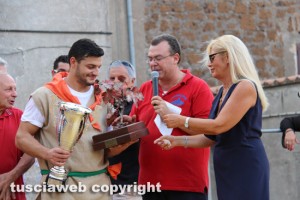 Pianoscarano - Palio delle botti - Il vincitore Gino Catarcini