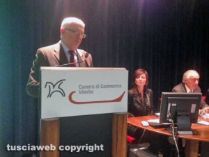 Viterbo - Il presidente della Camera di commercio Palombella all'incontro sui piani integrati