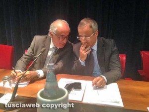 Viterbo - L'assessore comunale Ricci e quello regionale Civita