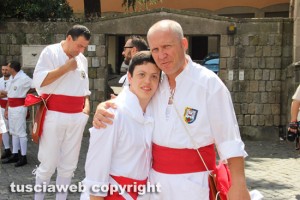 Santa Rosa 2014 – Il raduno dei facchini al palazzo papale