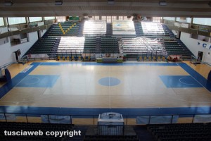 Il palazzetto dello sport di Viterbo