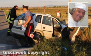 Il mortale sulla Dogana e nel riquadro Antonino Fabiani