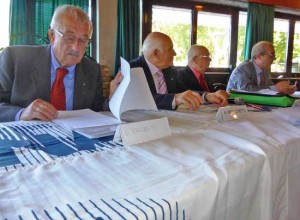 Il tavolo dei relatori all'assemblea Cna pensionati del Lazio