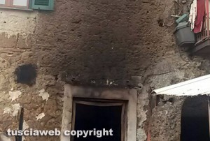L'incendio in appartamento a Caprarola