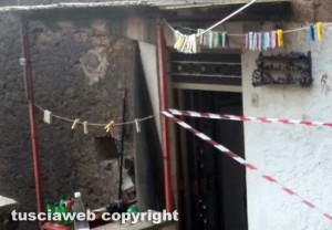 L'incendio in appartamento a Caprarola