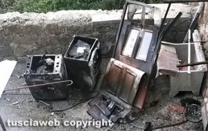 L'incendio in appartamento a Caprarola