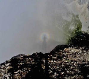 I colori dell'atmosfera in alta montagna