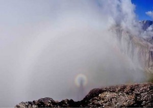 I colori dell'atmosfera in alta montagna