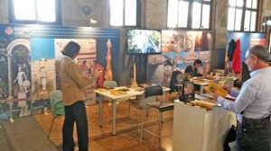 Lo stand in mostra a Padova 