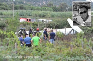 L'ultraleggero precipitato -(foto Il Tirreno) e nel riquadro Silvio Mecucci
