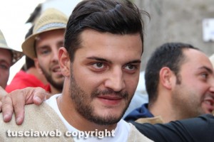Pianoscarano - Palio delle botti - Il vincitore Gino Catarcini