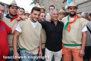 Pianoscarano - Palio delle botti  - Mecarini con Gino Catarcini e Michele Cleri