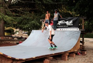 Rampa skate-board del negozio Moorefire di Marco Bisti