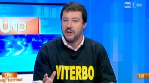 Matteo Salvini su Rai Uno