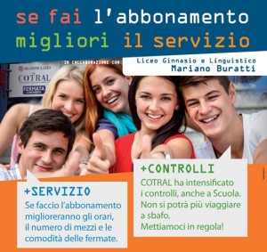 La campagna abbonamento della Cotral