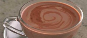 Una tazza di cioccolata calda