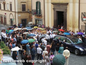 Tuscania - Il funerale di Antonino Fabiani 