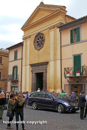 Tuscania - Il funerale di Antonino Fabiani 
