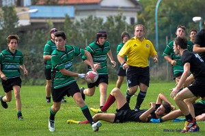 La formazione viterbese di rugby Under 16 
