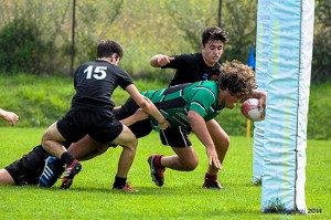 La formazione viterbese di rugby Under 16 