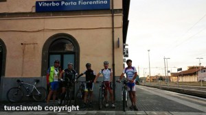 Gli amici x la bici, arrivo alla stazione di Porta Romana