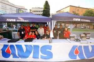 I volontari dell'Avis Viterbo
