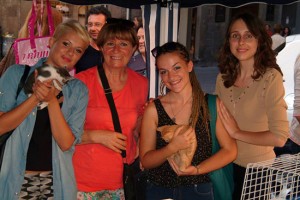Lo stand dell'associazione Bastet