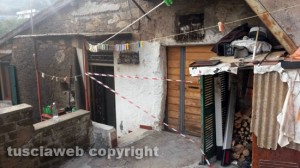 L'incendio in appartamento a Caprarola