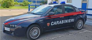 Una pattuglia dei carabinieri