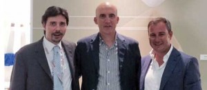 Bologna - David Delli Iaconi, Augusto Ciarrocchi e Domenico Merlani al Cersaie