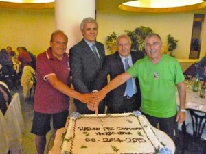 Da sinistra Gasbarri, Nicchi, Carbonari e Pressato
