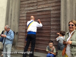Santa Rosa 2014 - Il raduno dei facchini al palazzo papale