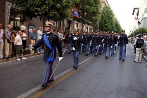 Gli allievi della scuola sottufficiali dell'esercito
