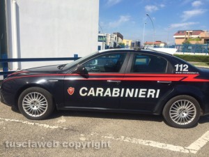 Una macchina dei carabinieri