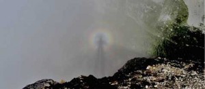 I colori dell'atmosfera in alta montagna