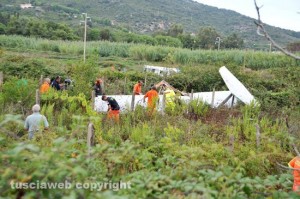 Precipitato a Soriano un ultraleggero