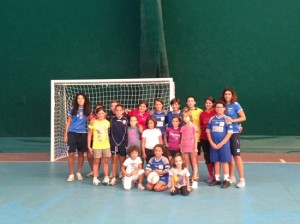 Marcella Violi e Marta Schirò alla Viterbo Futsal academy