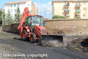 Spento l'incendio al Pilastro