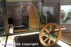 Il Museo nazionale Etrusco alla rocca Albornoz - La biga di Castro