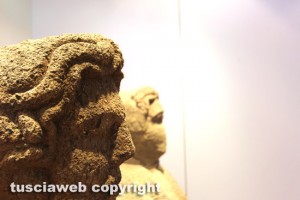 Le sfingi del Museo nazionale Etrusco alla rocca Albornoz
