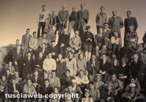 Viterbo - I lavori di scavo nell'area di Acquarossa del re Gustavo Adolfo di Svezia