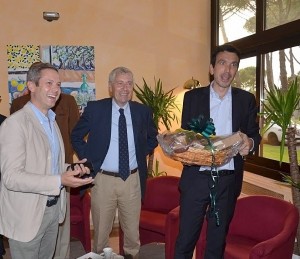 Il presidente di Coldiretti Pacifici con il ministro Martina