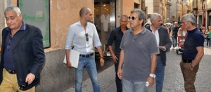 Il sopralluogo dell'amministrazione comunale al corso