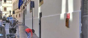 Viterbo - La scuola Tecchi ripulita