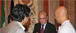 Silvestrini a Viterbo con alcuni artigiani