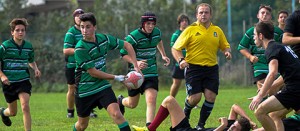 La formazione viterbese di rugby Under 16