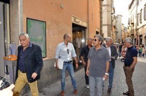 Il sopralluogo dell'amministrazione comunale al corso