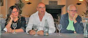 Viterbo - Da sinistra Annamaria De Stefano, il presidente Tola e Carlo Perugi