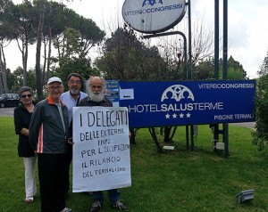 La manifestazione per il rilancio del termalismo